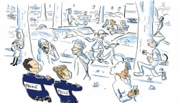 La police veille au respect des mesures sanitaires:Ville Vs Campagne