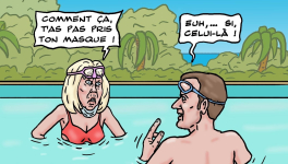 le couple Macron à Brégançon