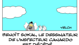 Hommage à Benoît Sokal , papa de l'inspecteur Canardo