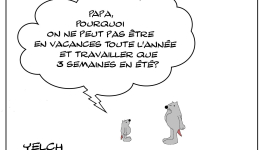 Bébé raton et les vacances d'été