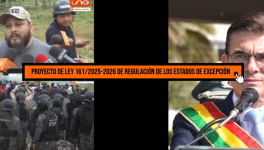 El presidente boliviano ante un escenario de riesgo por ley inconclusa que implica a Policías, militares y civiles paramilitares