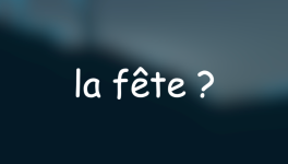 ça va être notre fête !