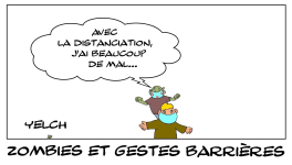 Zombies et gestes barrières