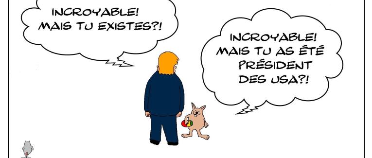 Trump et le lapin de Pâques