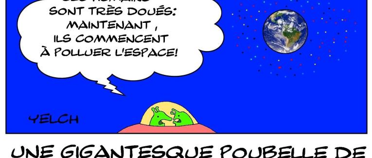Poubelles de l'espace