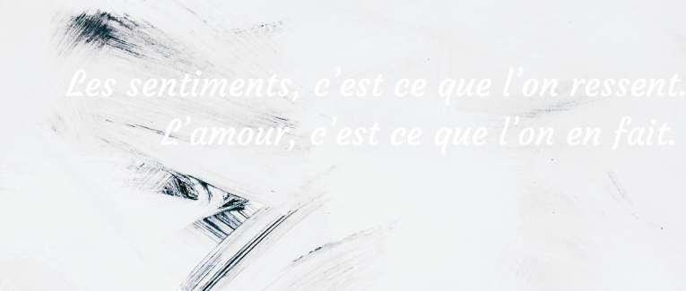 Oui, l'amour se fait.