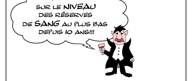 Les réserves de sang au plus bas depuis 10 ans