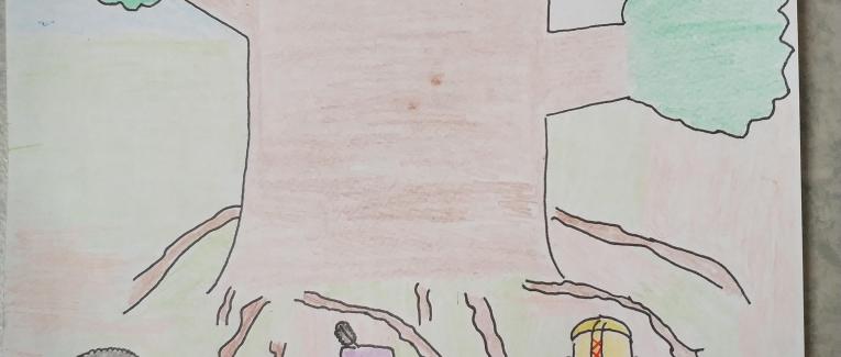 Matt, Alice et Izia face à l'Arbre Monde