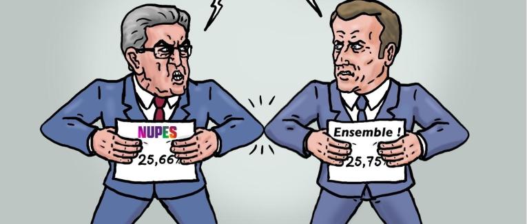 législatives 2022 : un coude à coude Macron-Mélenchon