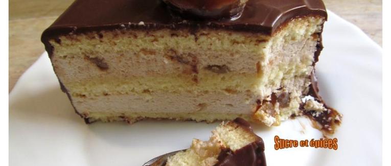 Bûche aux marrons glacés