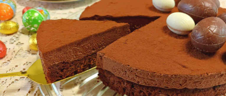 Gâteau à la mousse au chocolat (sans gluten) - Recette en vidéo
