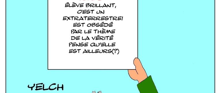 les bulletins scolaires de Fox Mulder : philosophie 