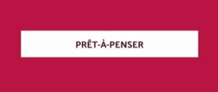 Plaidoyer pour le prêt-à-penser