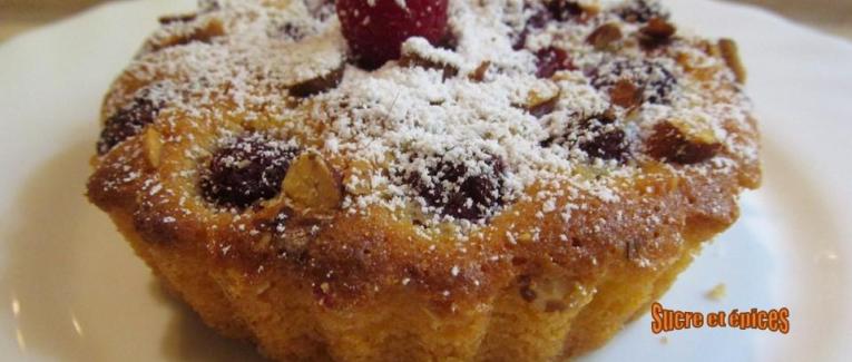 Petits moelleux framboises-amandes
