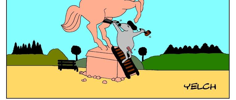 Le moins que l'on puisse demander à une sculpture , c'est qu'elle ne bouge pas ( Salvador Dali )