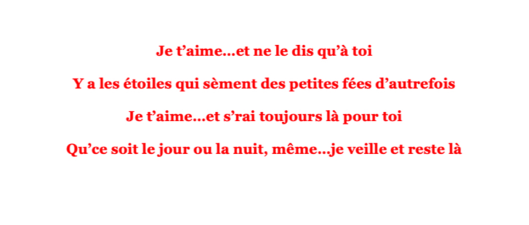 Je t'aime (pour album 2025)