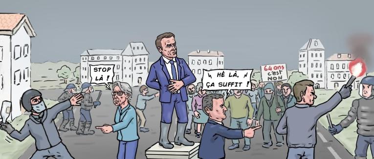 Macron droit dans ses bottes