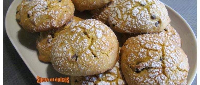 Biscuits moelleux à l'orange et aux pépites de chocolat