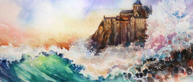 Stage d’aquarelle "L'abbaye du Mont-Saint-Michel"