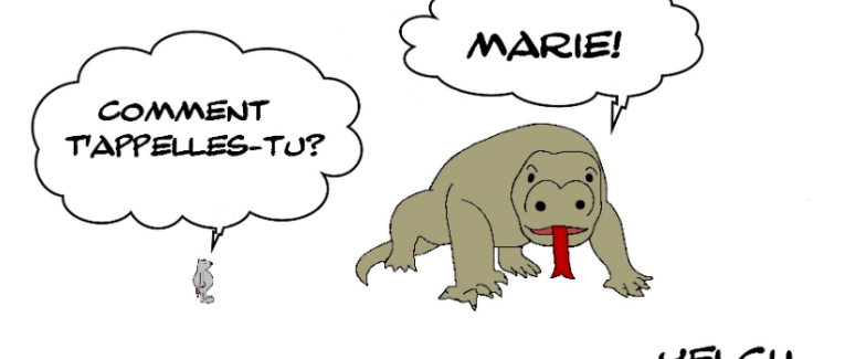 LE DRAGON DE KOMODO QUI S'APPELAIT MARIE
