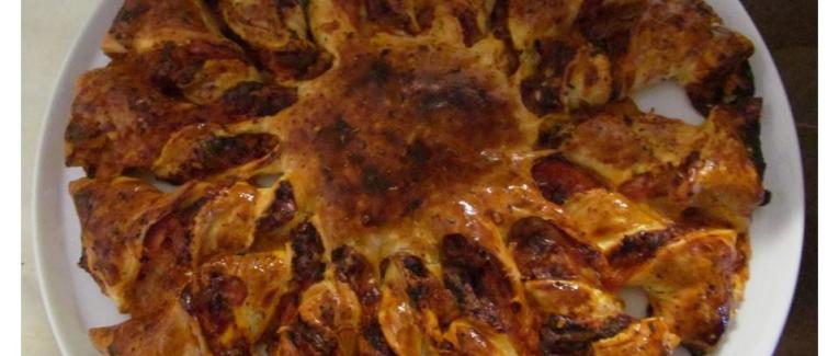 Tarte soleil façon pizza