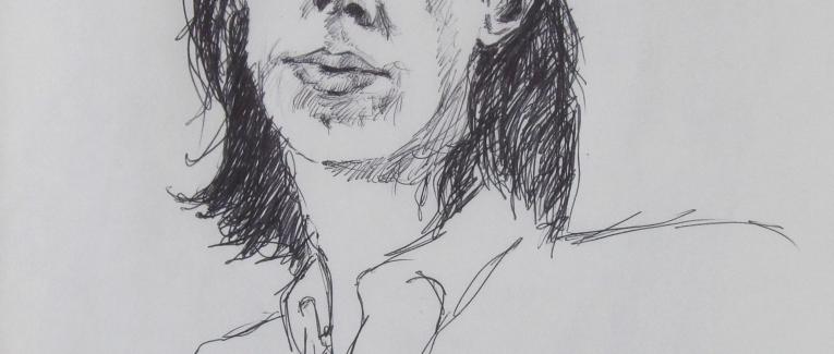 Dessin - Nick Cave - L'Habité - 1994