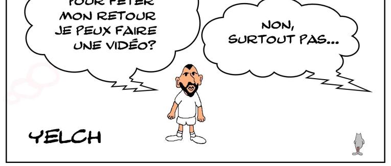 Warning , Benzema is back...
