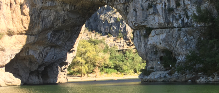 Plage du Pont d'Arc - 03/10/2018