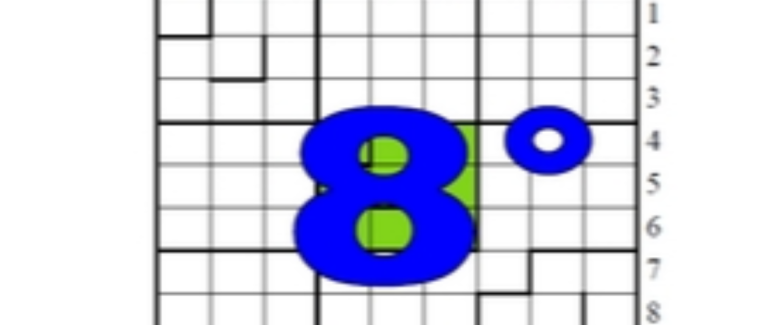 huitième centrosudoku, avec la solution du septième centrosudoku.