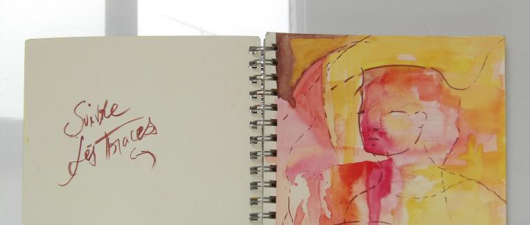 Carnets Dessins jeux de couleurs et d'ombres - 2018 - Suivre les traces.