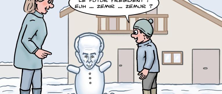 Eric Zemmour, le super bonhomme de neige