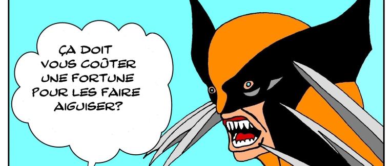 Wolverine , le rat et le rémouleur