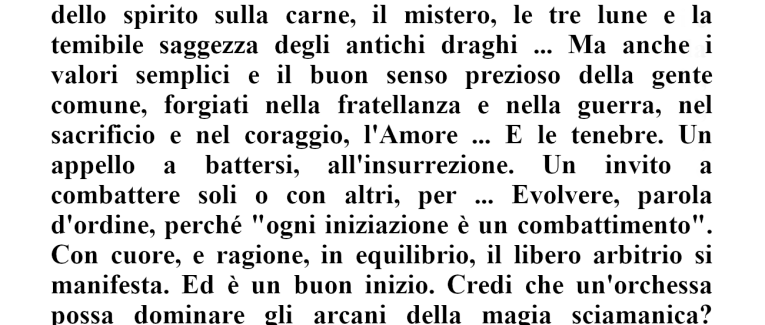 Genesi di un romanzo a puntate fantasy eroico #0