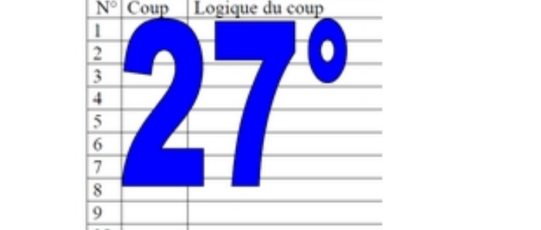 27° diagosudoku, avec la solution du vingt-sixième