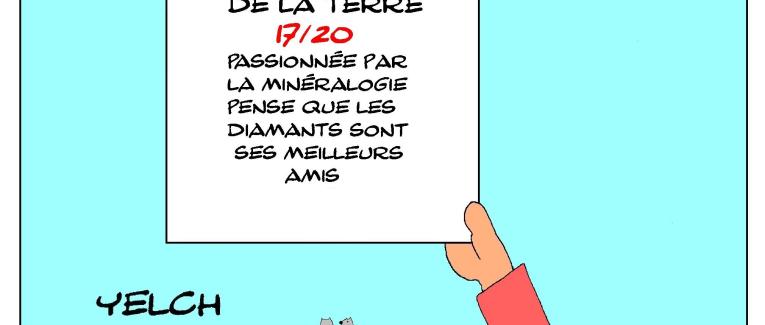 les bulletins scolaires de Marilyn Monroe: sciences de la terre