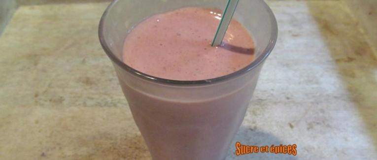 Milkshake aux framboises
