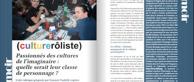 Passionnés des cultures de l’imaginaire : quelles serait leur classe de personnage ?