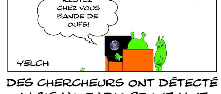 Avertissement sur les ondes dans l'espace