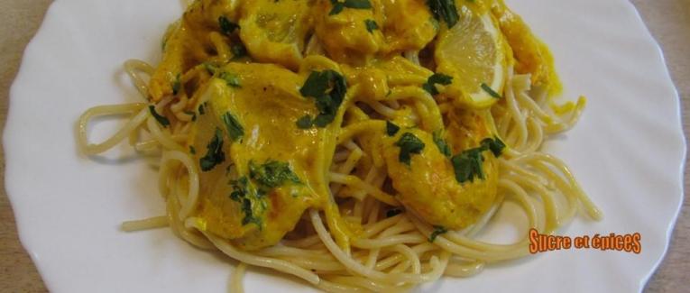 Crevettes au four à la crème fraîche et aux épices - Recette en vidéo