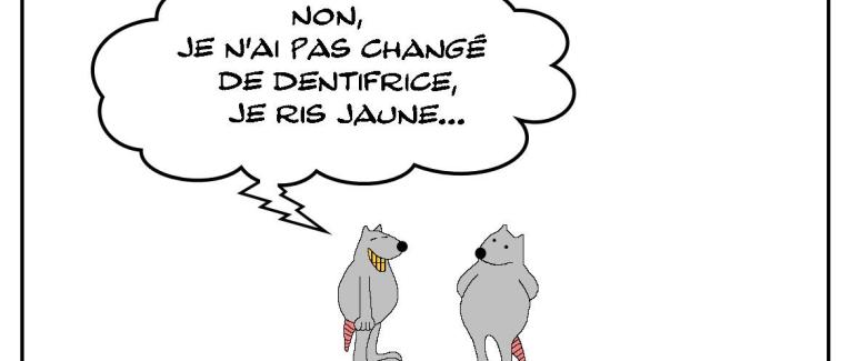 le rat qui riait jaune