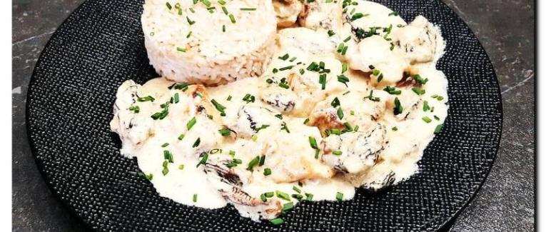 Lotte aux morilles