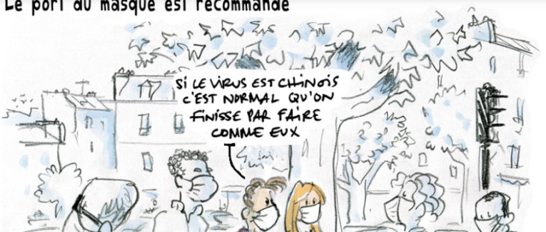le virus avance masqué , moi aussi !