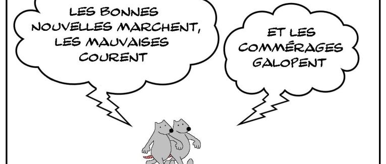 Good news , bad news and gossip