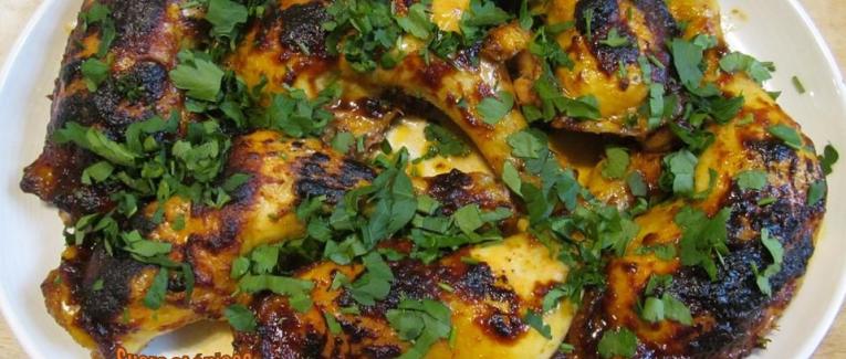 Cuisses de poulet au paprika, cuites au four