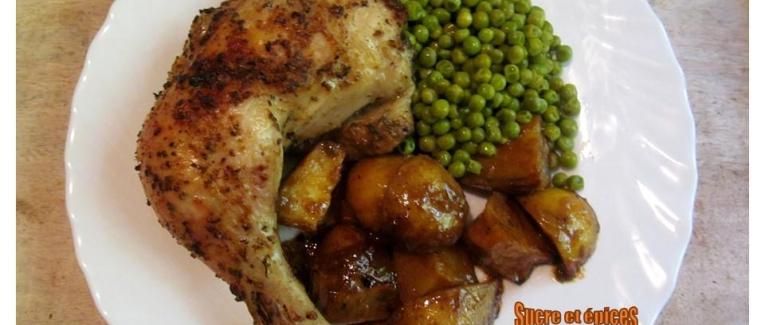 Cuisses de poulet croustillantes au four