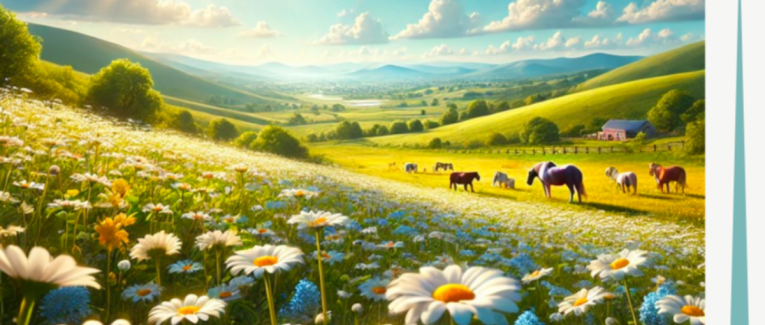 Le champ de marguerites