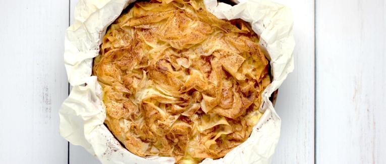 Tarte alsacienne à la rhubarbe