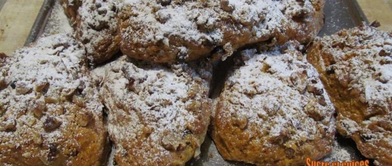 Scones orange canneberges à la crème fraîche