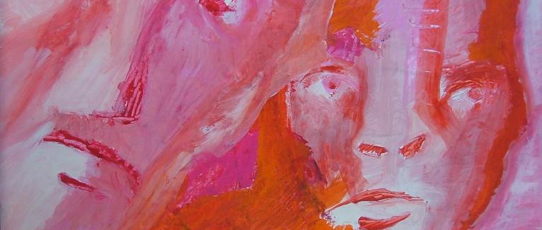 Double face - peinture au fil du temps - 1992