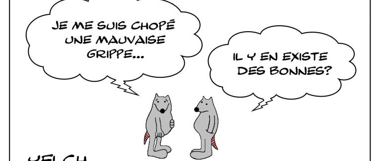 Le rat qui s'était chopé la grippe